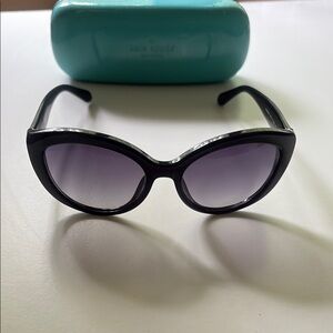 Kate Spade Black Cat-Eye Sherrie Sunglasses